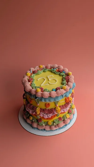 Colourful Maximalist Vintage - 4 Inch 2 Layer