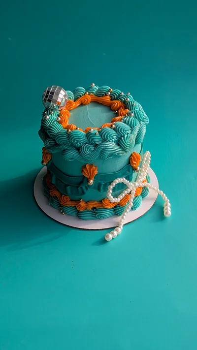Life of a Showgirl Themed Cake - 4 Inch 2 Layer
