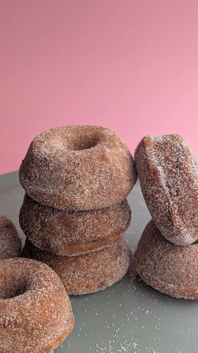 Vegan Apple Cider Baked Doughnuts