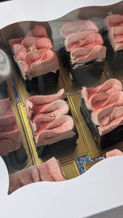 Strawberry Dairy Free Brownie Catering