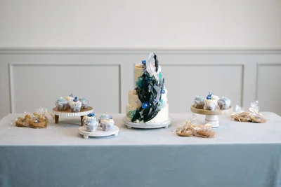 Ocean Themed Wedding Display