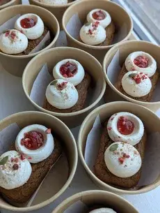 Pumpkin Strawberry Cakes